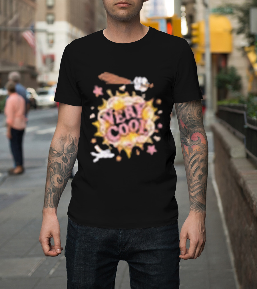 Very Cool Pizza Explosion With Cheesy Popcorn Topping T-Shirt