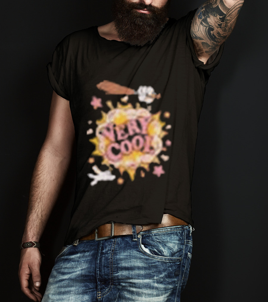 Very Cool Pizza Explosion With Cheesy Popcorn Topping T-Shirt