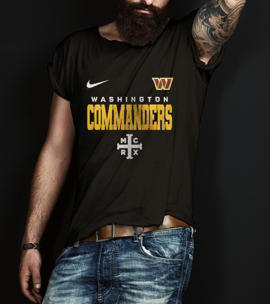 Washington Commanders My Chemical Romance NCRX Black Parade Collaboration T-Shirt