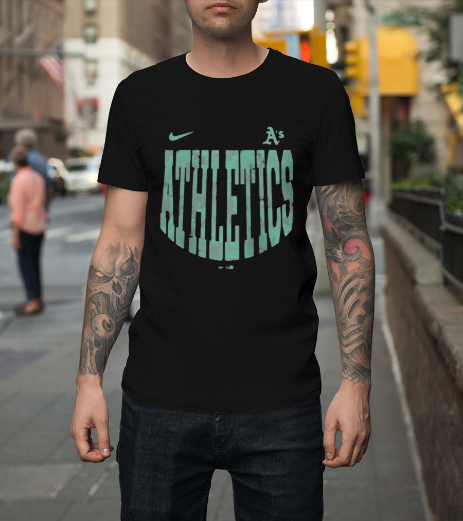 Nike Oakland Athletics A's Camo Velocity Victor T-Shirt