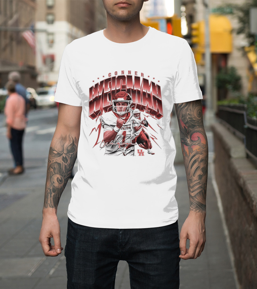 Conner Weigman Houston Cougars Football Player NCAA Team Spirit T-Shirt