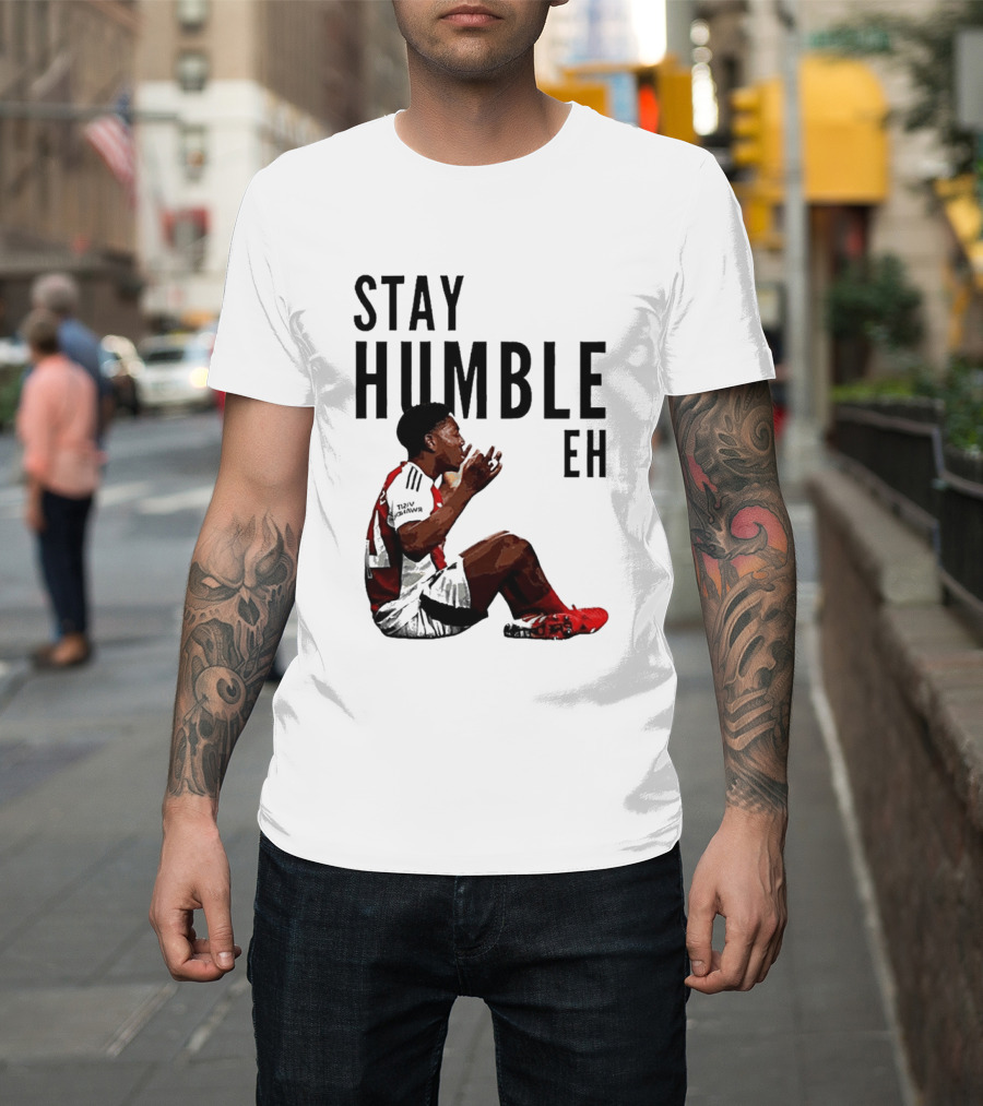 Myles Lewis Skelly Stay Humble Eh Arsenal Football Meme T-Shirt