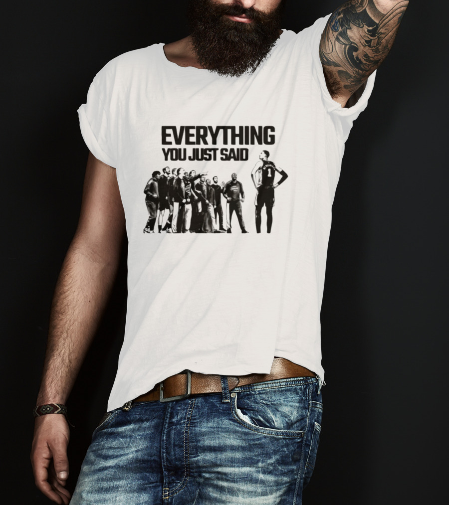 Victor Wembanyama Spurs Everything You Just Said Standing Strong T-Shirt