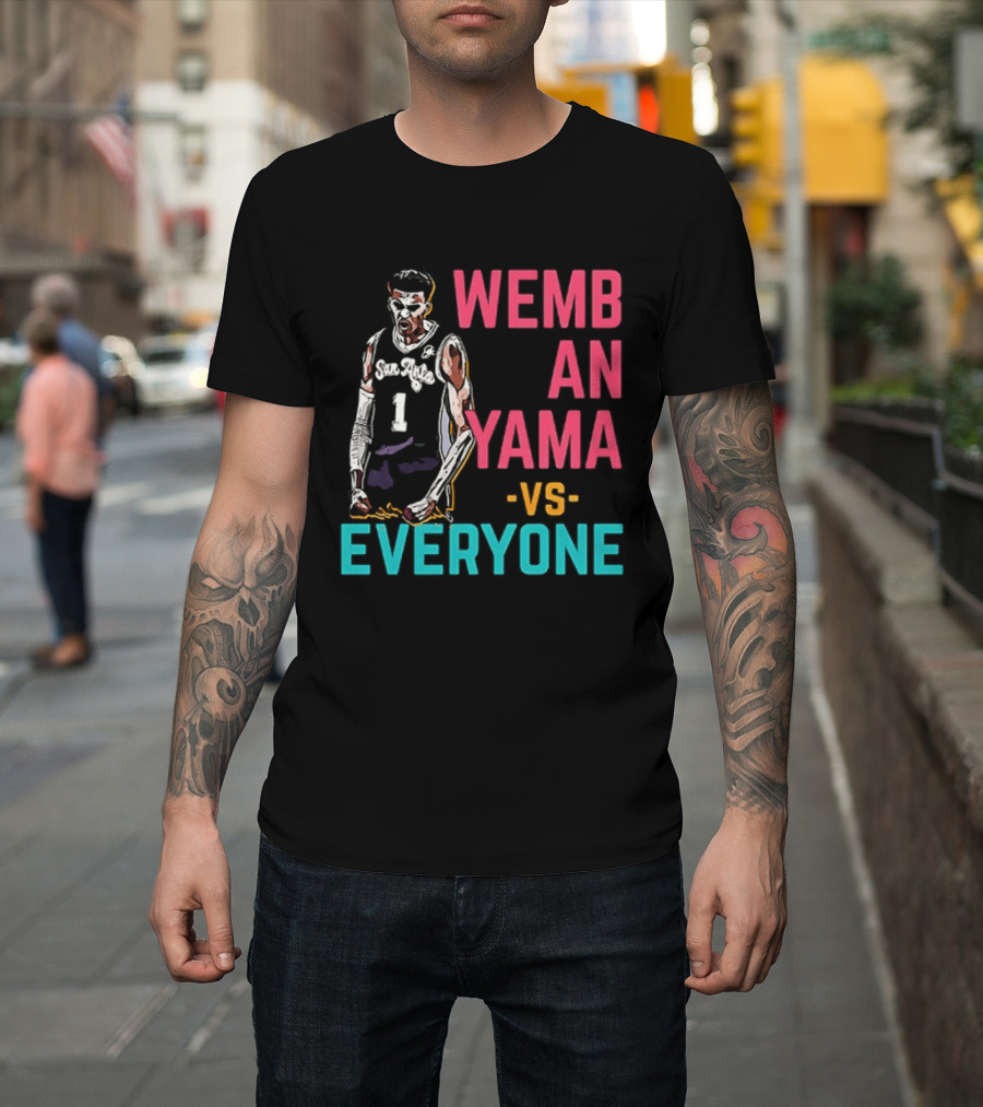 Victor Wembanyama Vs Everyone San Antonio Spurs NBA 2026 T-Shirt