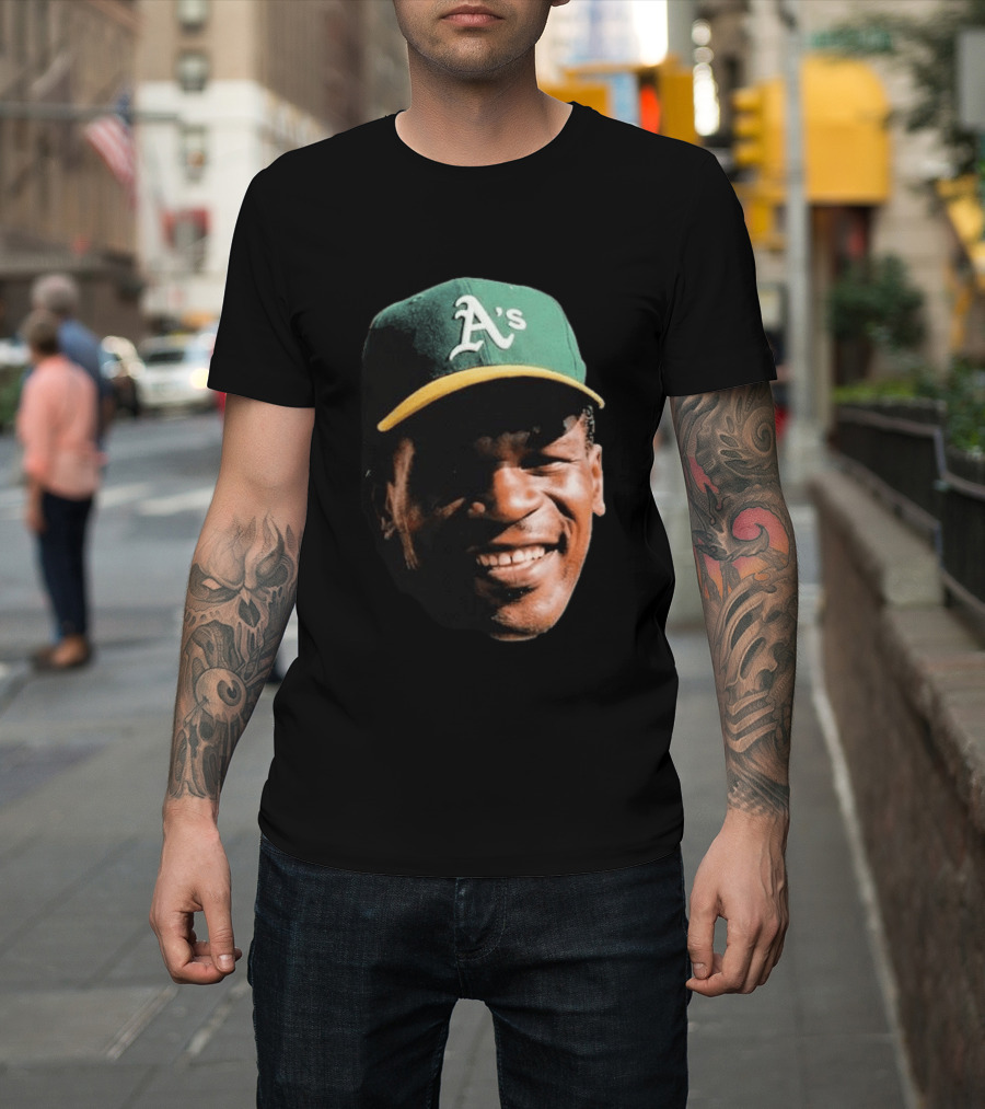 Dallas Braden Rickey Henderson A's Cap T-Shirt