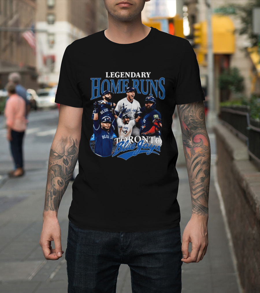 Legendary Home Runs Toronto Blue Jays Blue Jays Baseball Stars T-Shirt