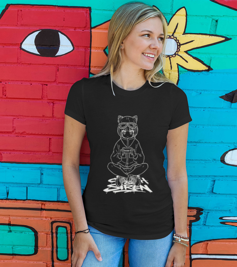 Lost Frog Ccs4 Cat Eared Gamer With Console T-Shirt