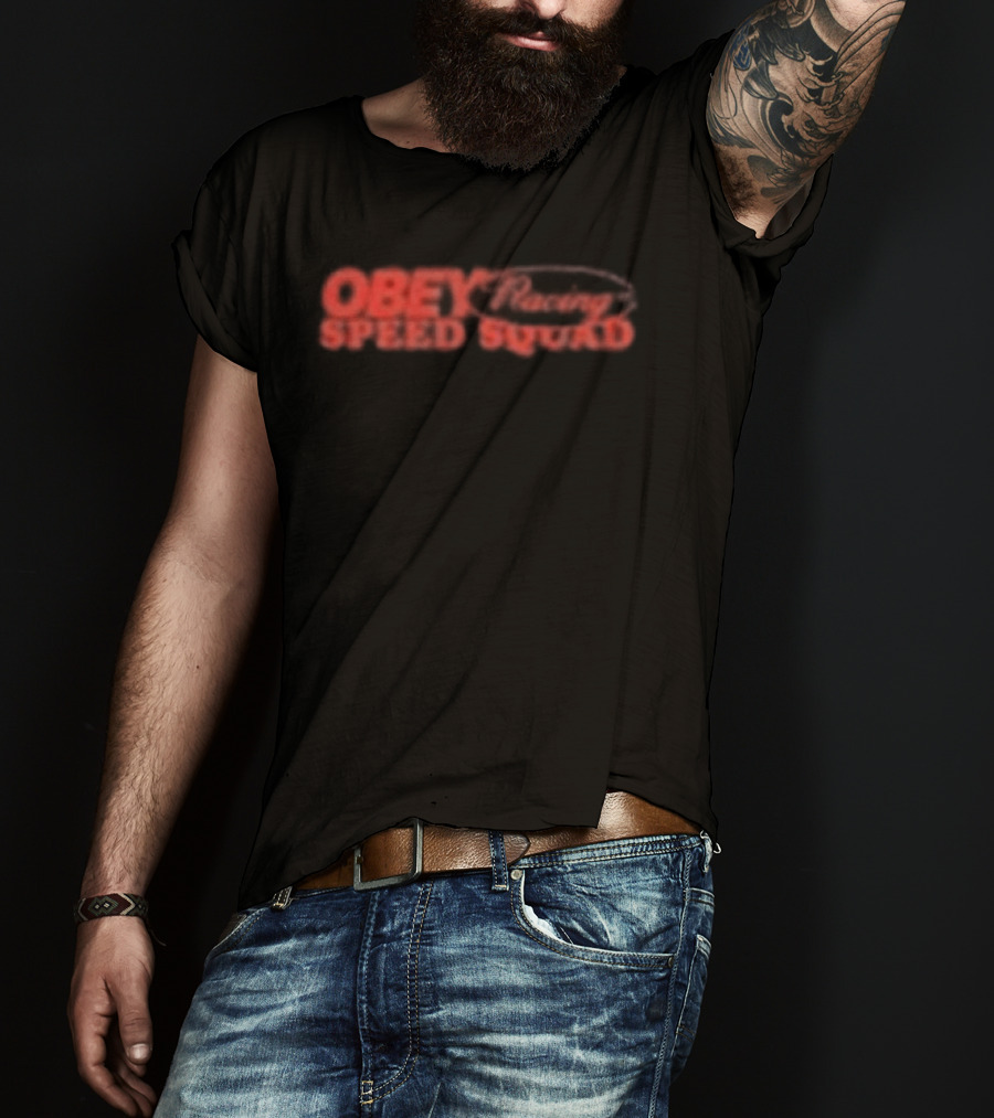 Obey Clothing Speed Squad Heavyweight Racing Team T-Shirt