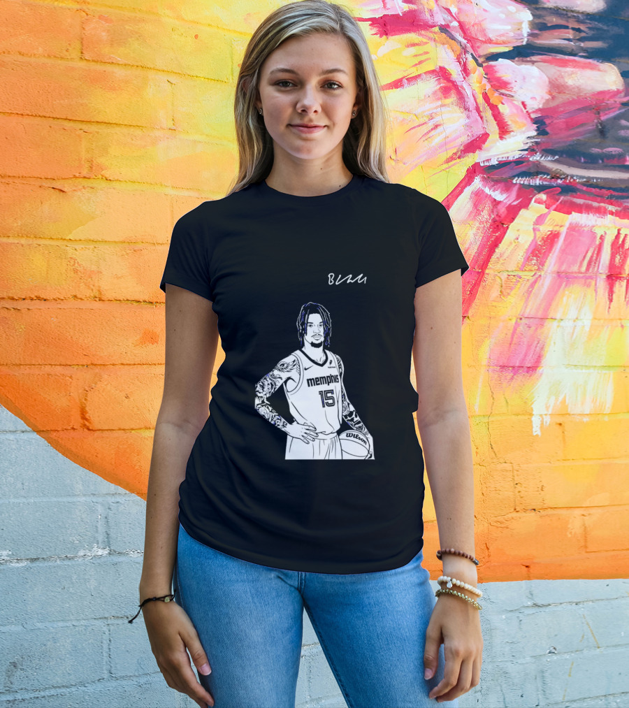 RIP Memphis Grizzlies Brandon Clarke Number 15 Basketball Star T-Shirt