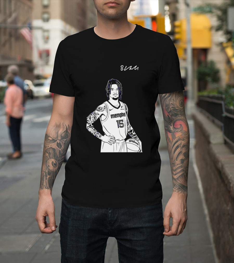 RIP Memphis Grizzlies Brandon Clarke Number 15 Basketball Star T-Shirt