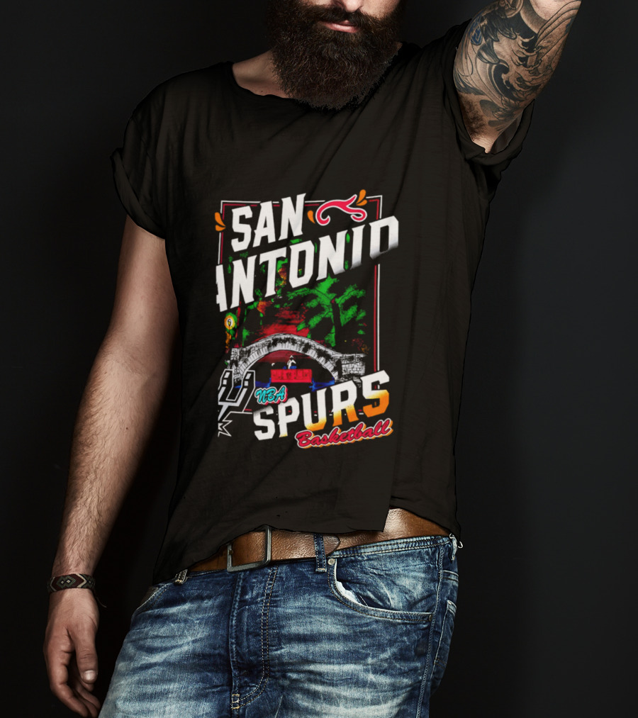 San Antonio Spurs NBA Basketball T-Shirt