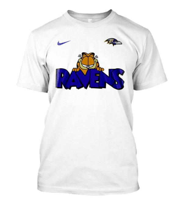 Baltimore Ravens Nike Garfield Crossover Ravens T-Shirt