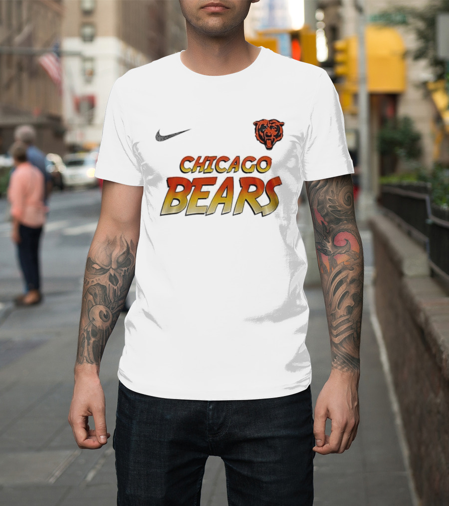 Nike Chicago Bears Indiana Jones Style Collaboration T-Shirt