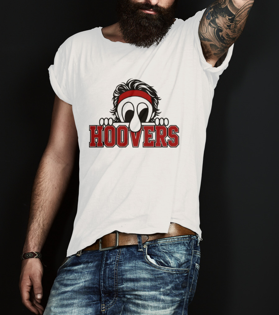 Hoovers Peeking Character With Red Headband T-Shirt