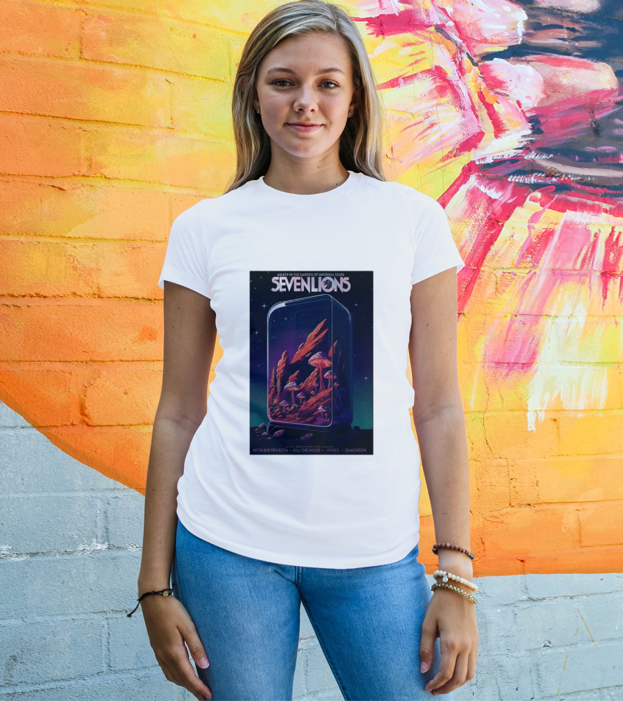 Seven Lions Asleep In The Garden Of Infernal Stars Red Rocks Amphitheatre May 22 2026 T-Shirt