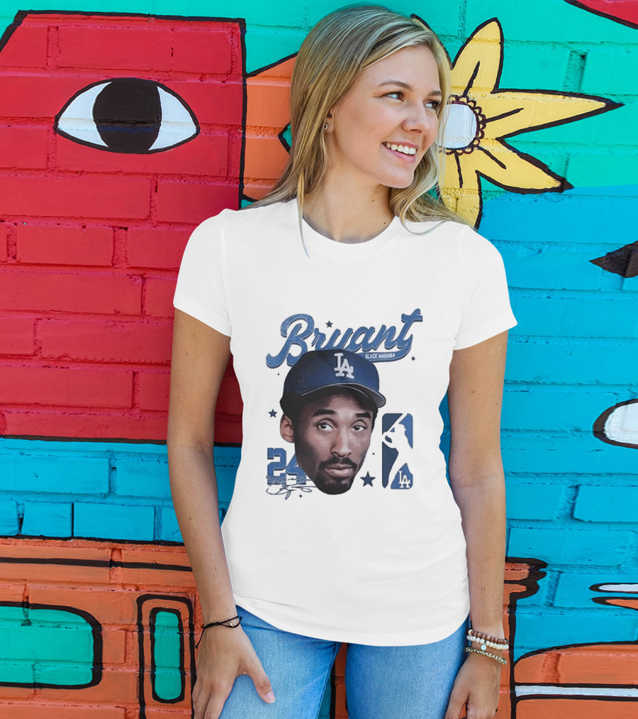 Bryant 24 Black Mamba Los Angeles Dodgers LA 8 T-Shirt