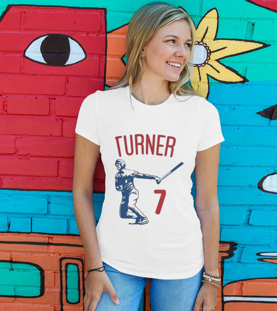 Turner Player 7 Baseball Batter T-Shirt