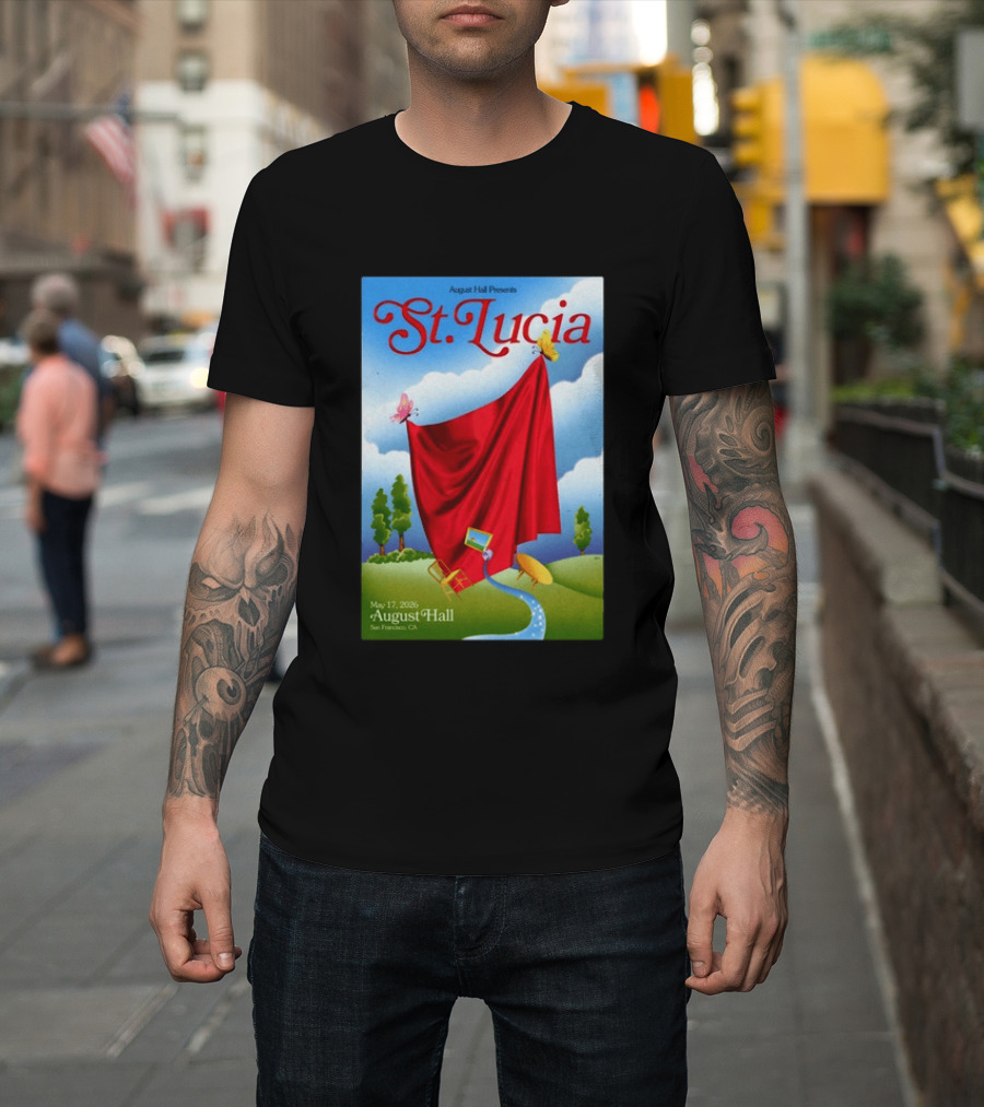 August Hall Presents St. Lucia May 17 2026 San Francisco CA T-Shirt