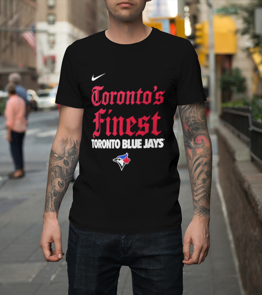 Nike Toronto's Finest Toronto Blue Jays City Connect Handwriting T-Shirt