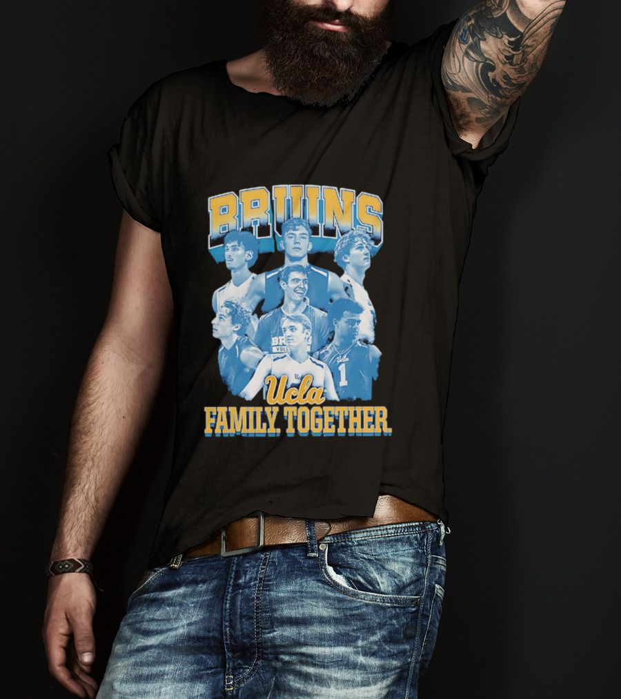Bruins Volleyball UCLA Family Together Team Spirit T-Shirt