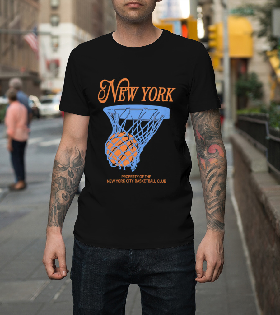 New York Basketball Property Of The New York City Basketball Club T-Shirt