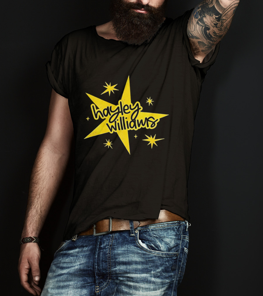 Hayley Williams Golden Starburst Bachelorette Party Star T-Shirt