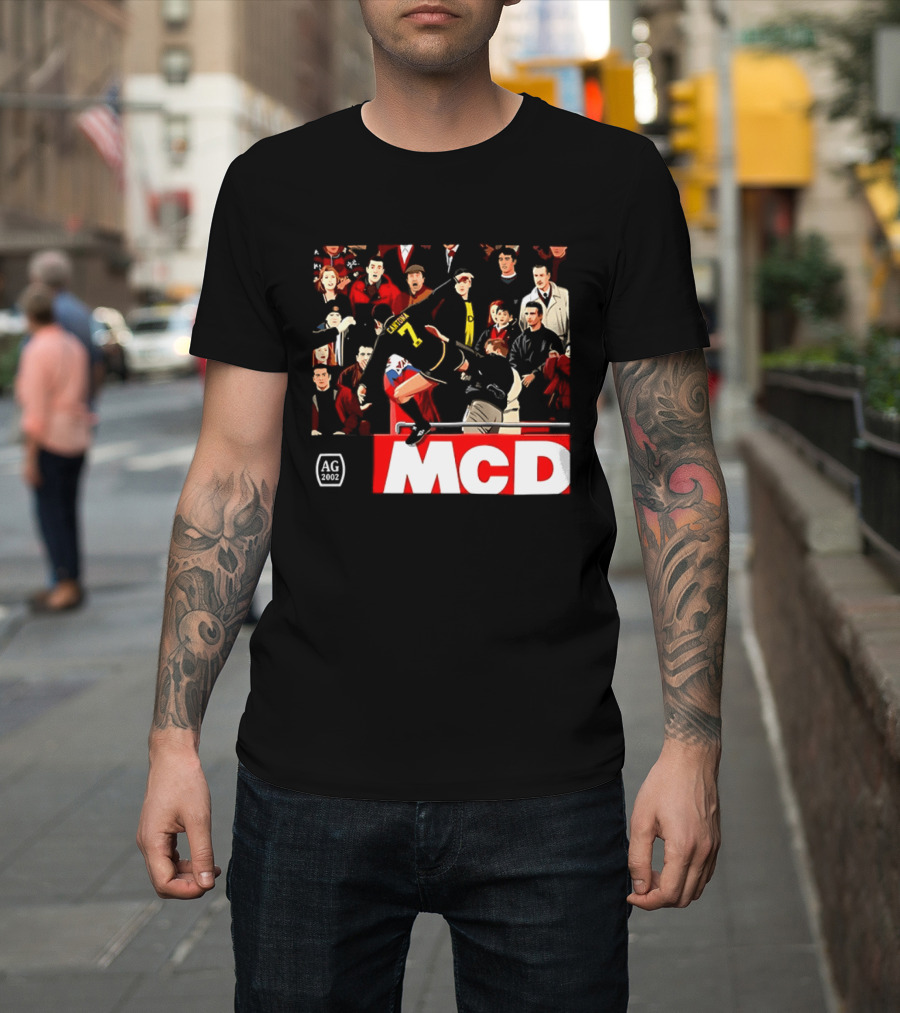 Oh Ah Kung Fu Cantona Kick Crowd Scene MCD T-Shirt