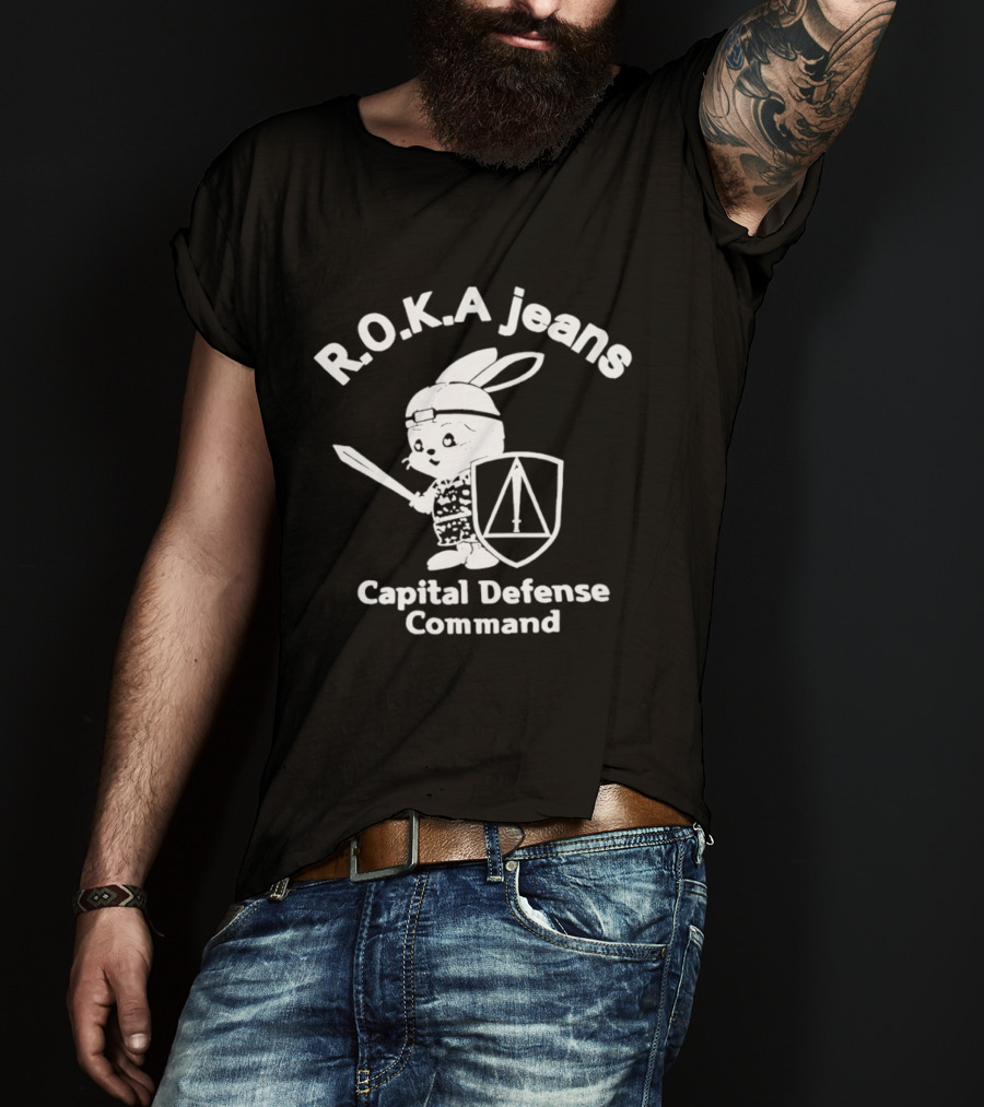 ROKA Jeans Capital Defense Command Bunny Warrior Shield T-Shirt