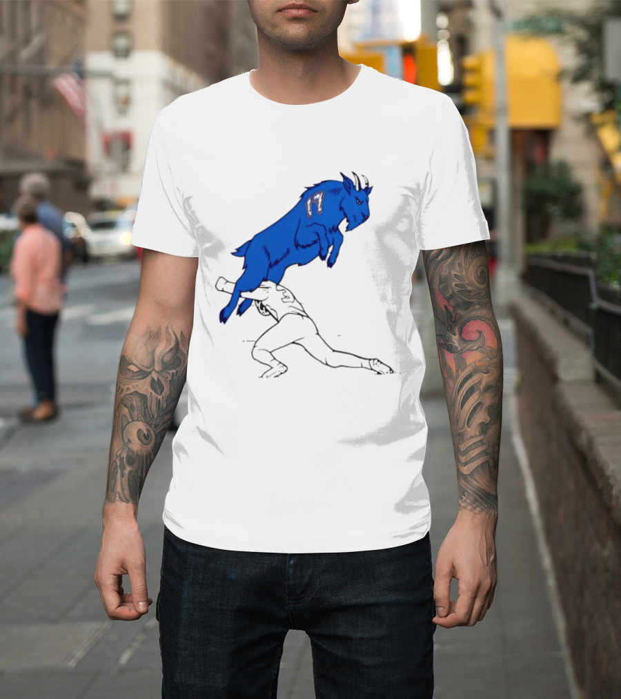 Buffalo Bills Jumping Goat Football T-Shirt