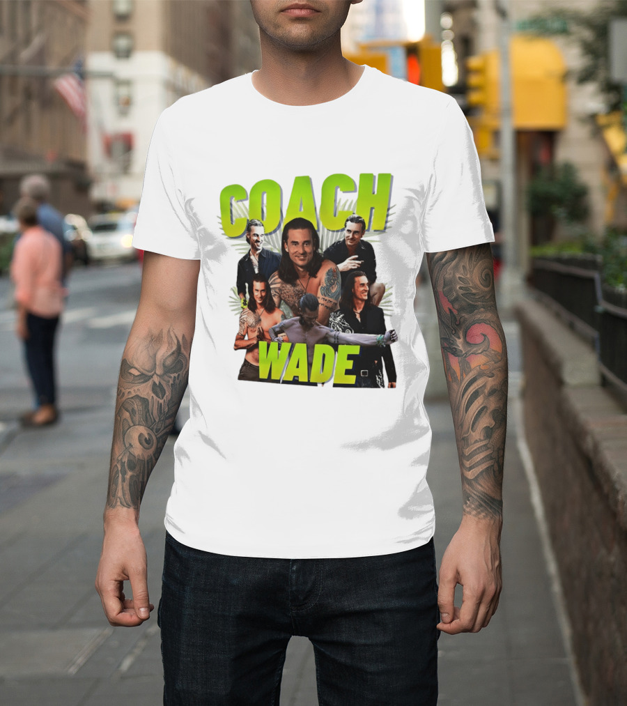 Coach Wade Survivor Tattooed Icon Collage T-Shirt