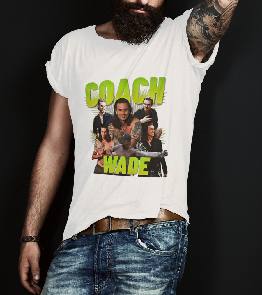 Coach Wade Survivor Tattooed Icon Collage T-Shirt
