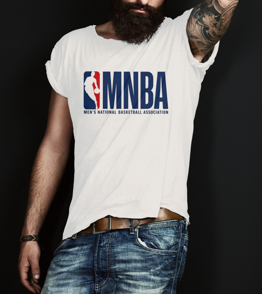 MNBA Men's National Basketball Association Bold Sportswear T-Shirt