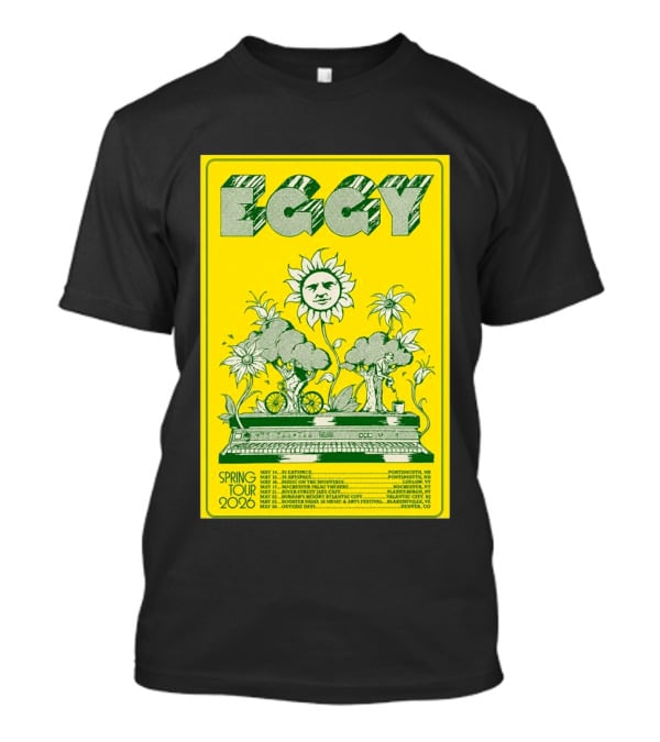 Eggy Spring Tour 2026 Concert With Sunflower And Piano T-Shirt