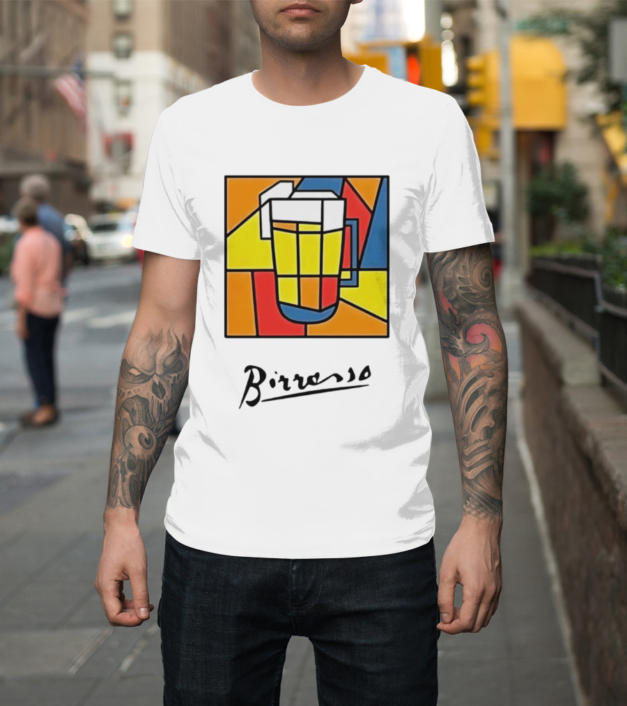 Birresso Beer Abstract Colorful Geometry T-Shirt
