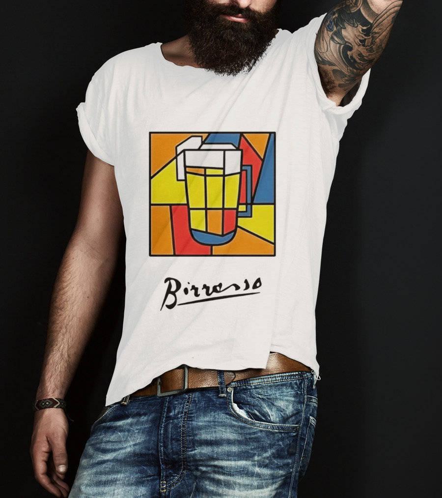 Birresso Beer Abstract Colorful Geometry T-Shirt