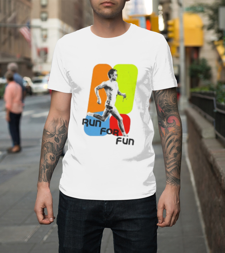 Run For Fun Harry Styles Colorful Running T-Shirt