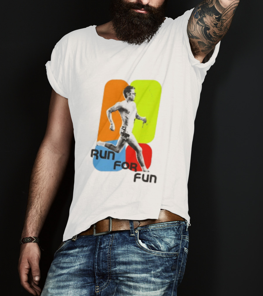 Run For Fun Harry Styles Colorful Running T-Shirt