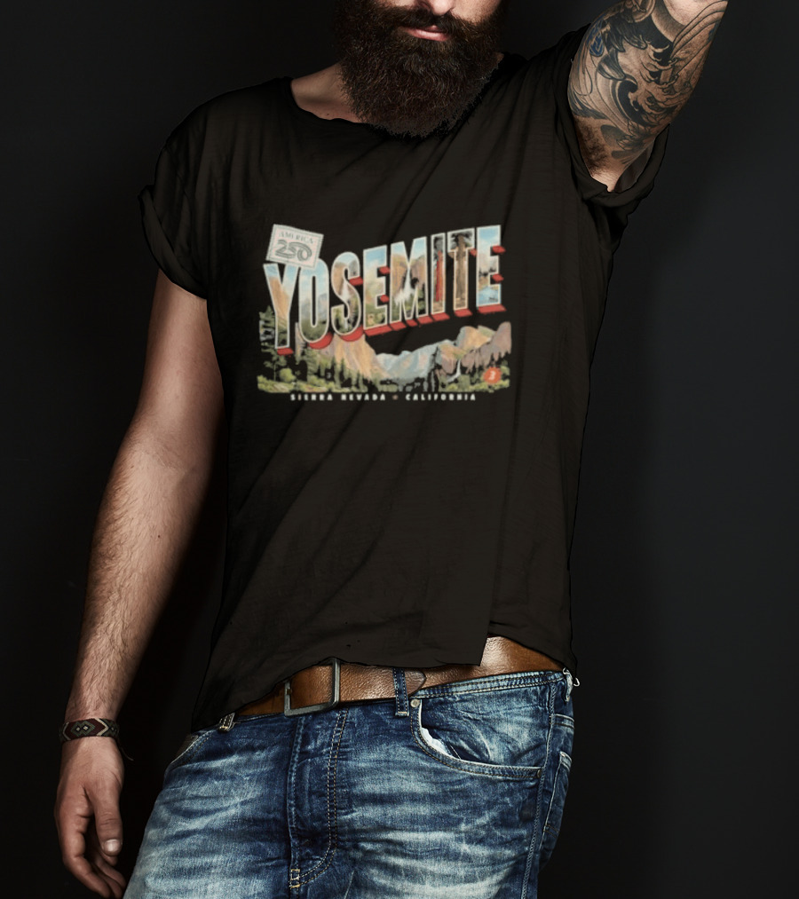 Yosemite Scenic Wonders America's National Parks Richer Nevada California T-Shirt