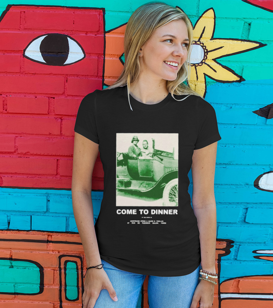 Come To Dinner Vintage Car Scene 1920s Nostalgia T-Shirt