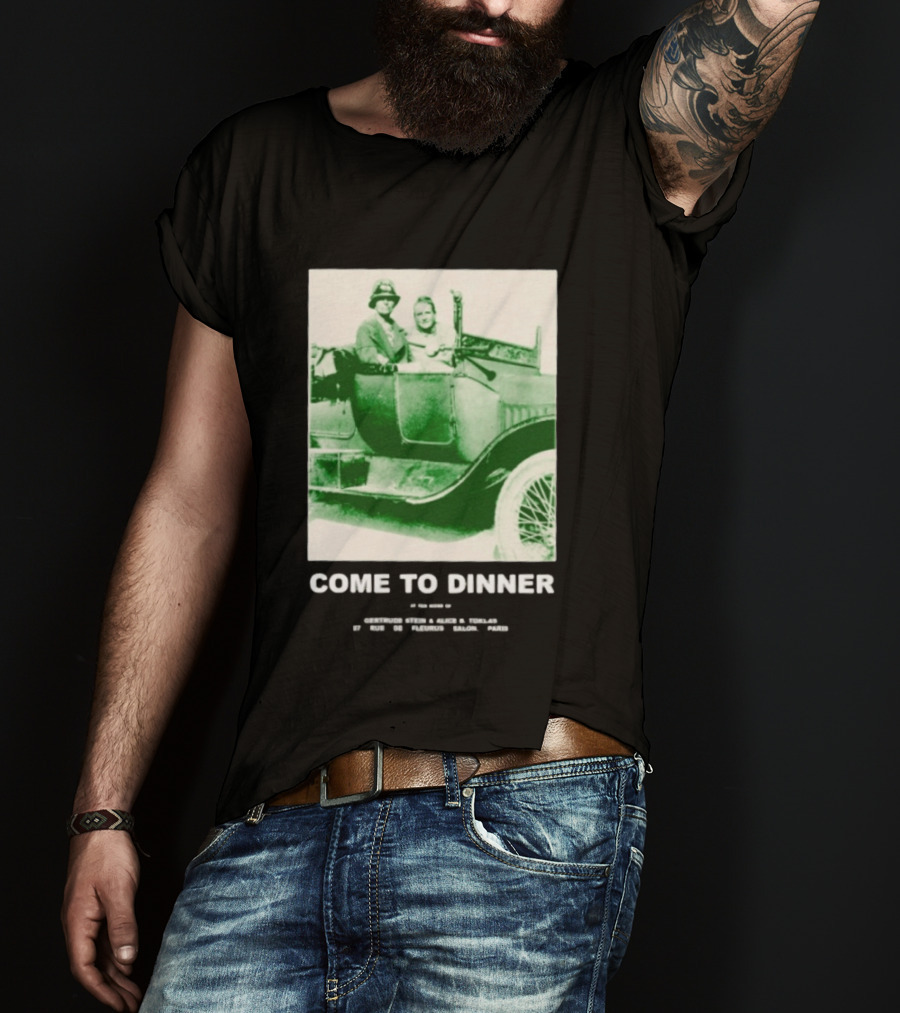 Come To Dinner Vintage Car Scene 1920s Nostalgia T-Shirt