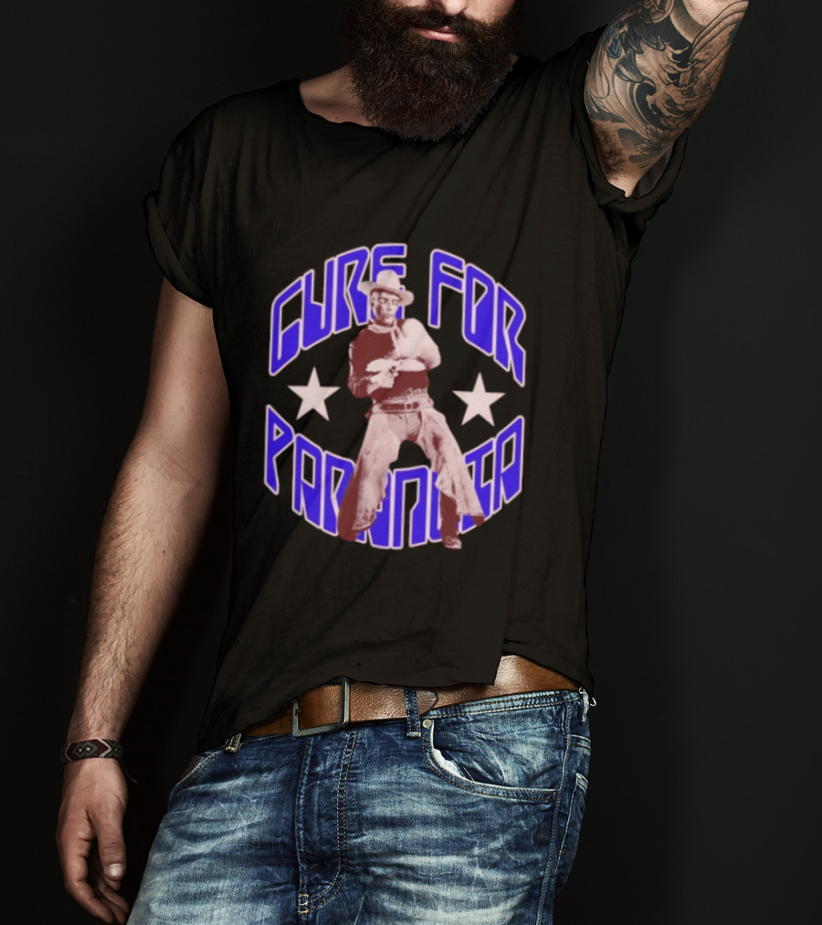 Cure For Paranoia Cowboy With Stars T-Shirt