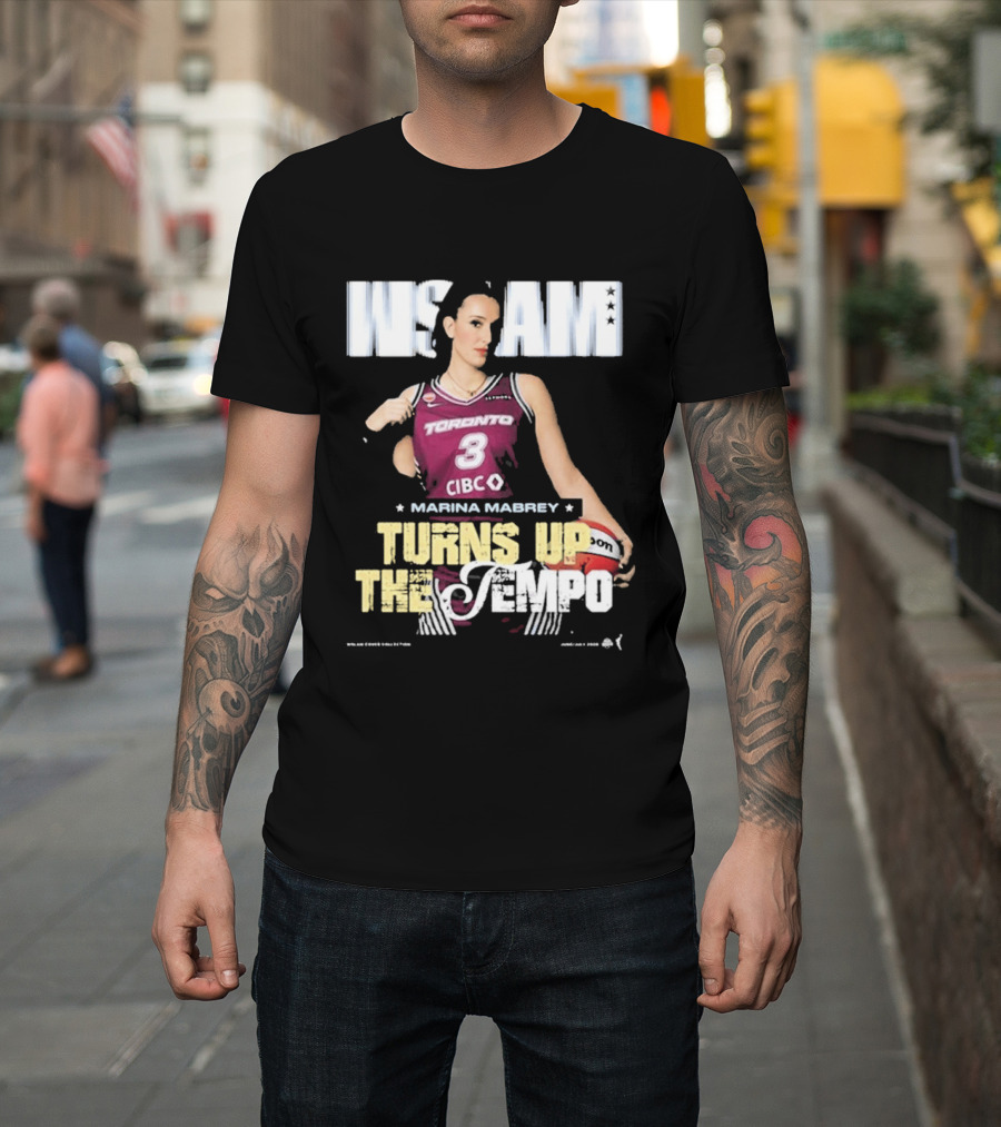 Slam 262 Marina Mabrey Toronto 3 CIBC Turns Up The Tempo T-Shirt