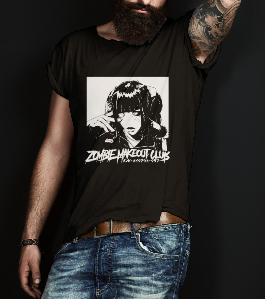 Zombie Makeout Club Manga Style Art Japanese T-Shirt
