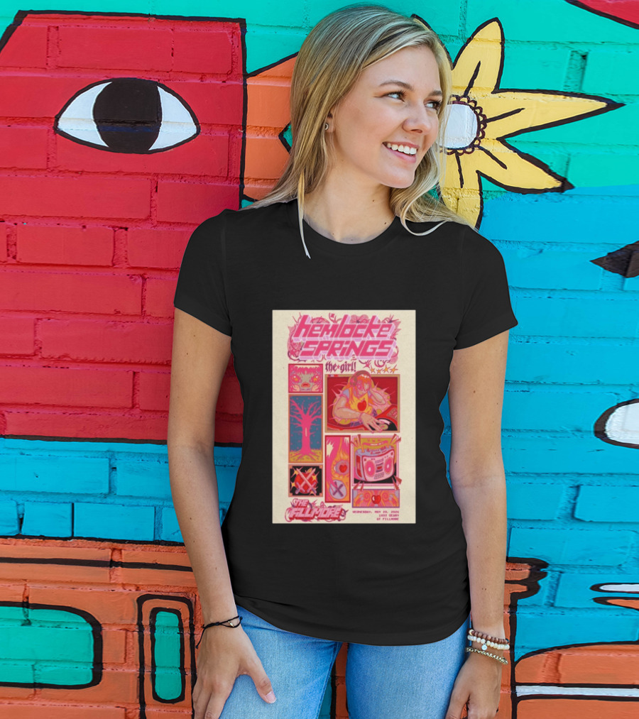 Hemlocke Springs The Girl May 20 2026 The Fillmore San Francisco Concert T-Shirt