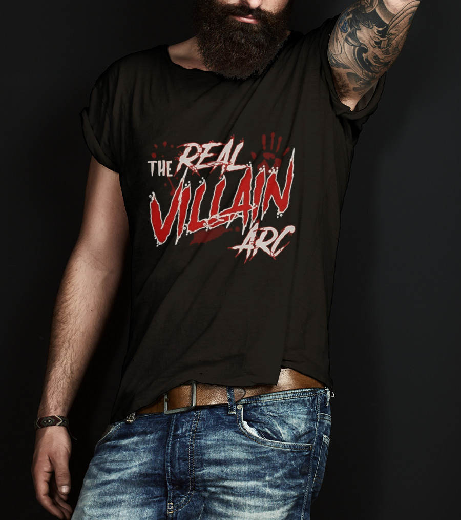 The Real Villain Arc Bloodstained Handprint T-Shirt