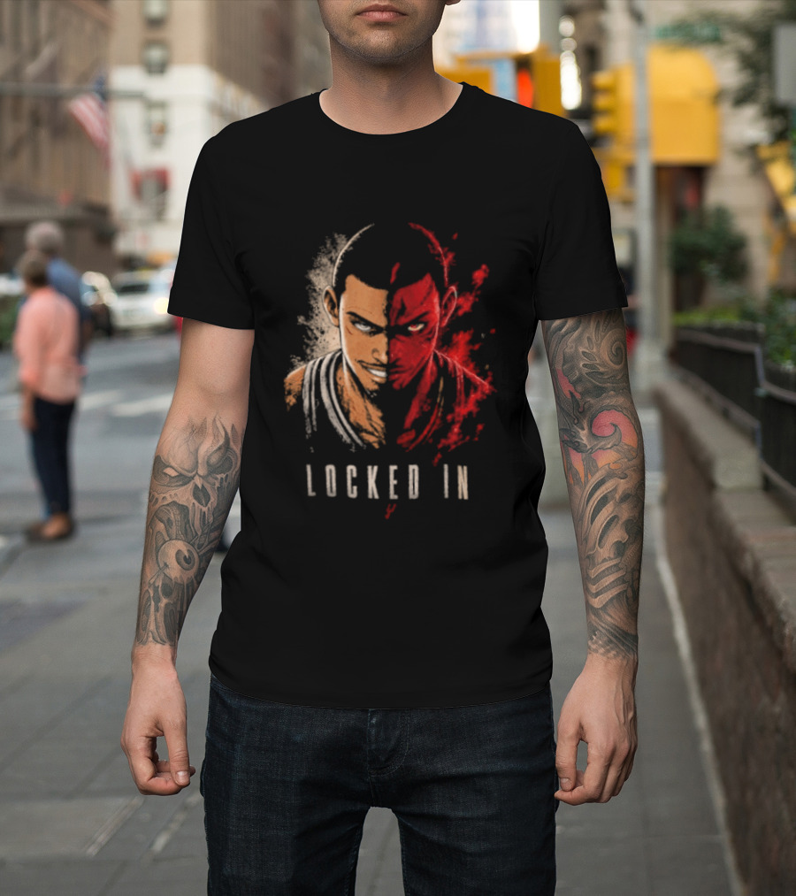 Jujutsu Kaisen San Antonio Spurs Victor Wembanyama Locked T-Shirt