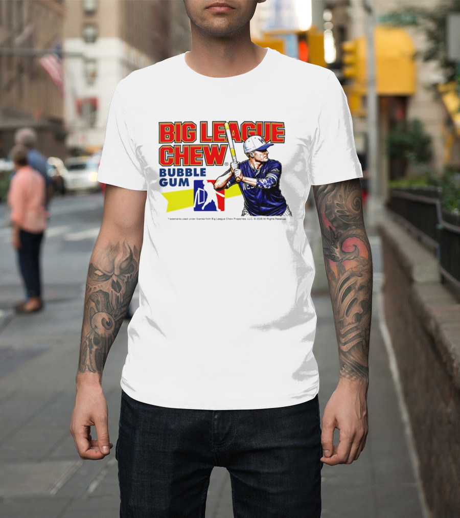 Big League Chew Bubble Gum Baseball Player Kyle Schultz T-Shirt