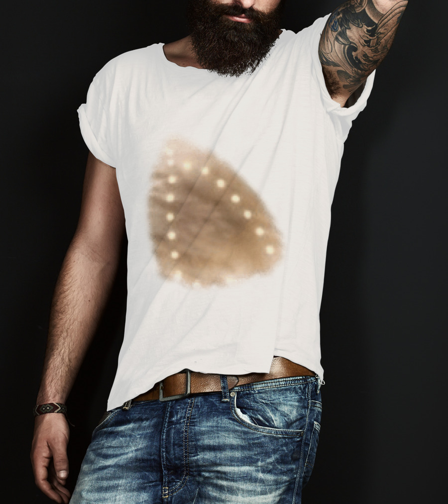 Peep Szczesny Iron Burnt Circle Light Shell T-Shirt