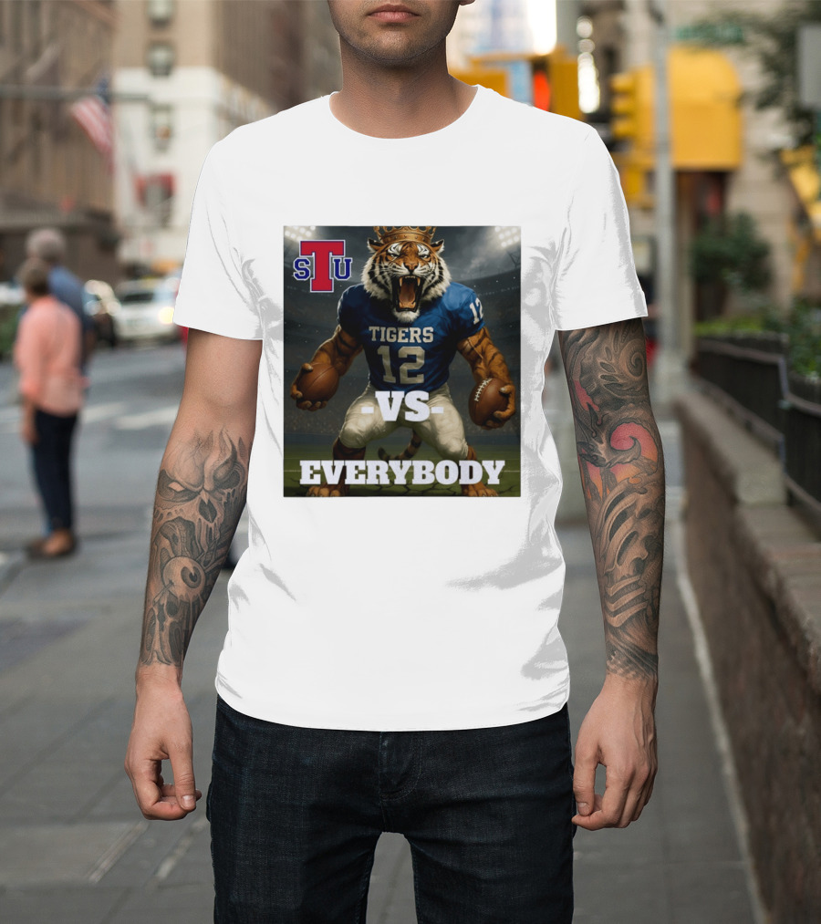 Tennessee State Tigers Football Vs Everybody Fierce Mascot Sports Rivalry T-Shirt