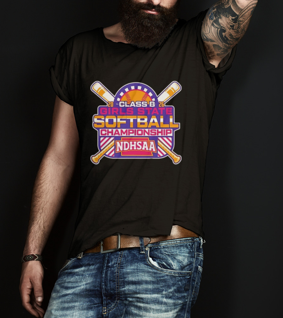 NDHSAA Class B Girls State Softball Championship 2026 T-Shirt